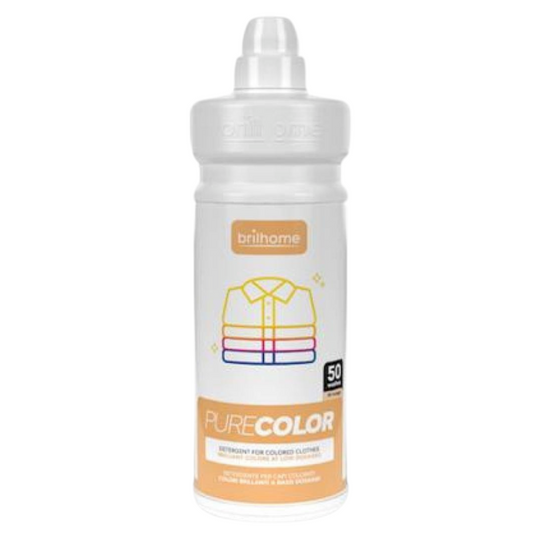 Brilhome Pure Color Waschmittel – konzentrierter Buntwäsche-Reiniger mit Farbschutz, phosphatfrei und flecklösend
